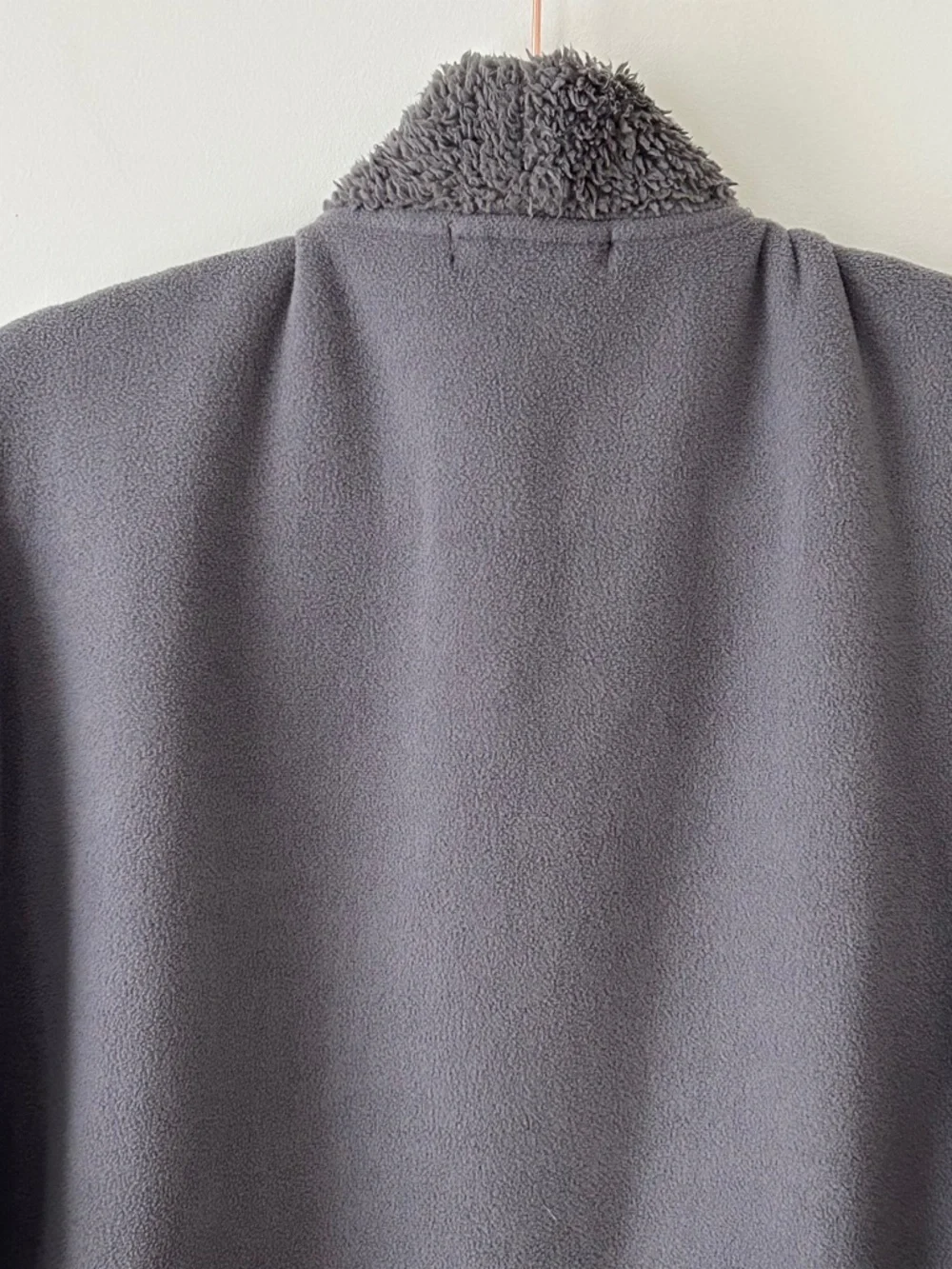 INC International Concepts Intimates Gray Sherpa Fleece Lounge Jacket